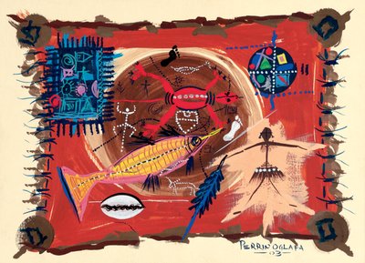 Das Delta-Habitat, 2003 von Oglafa Ebitari Perrin